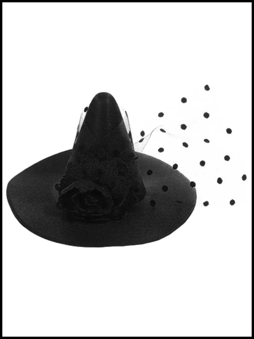 Witch Hat Hair Clip Halloween Accessory